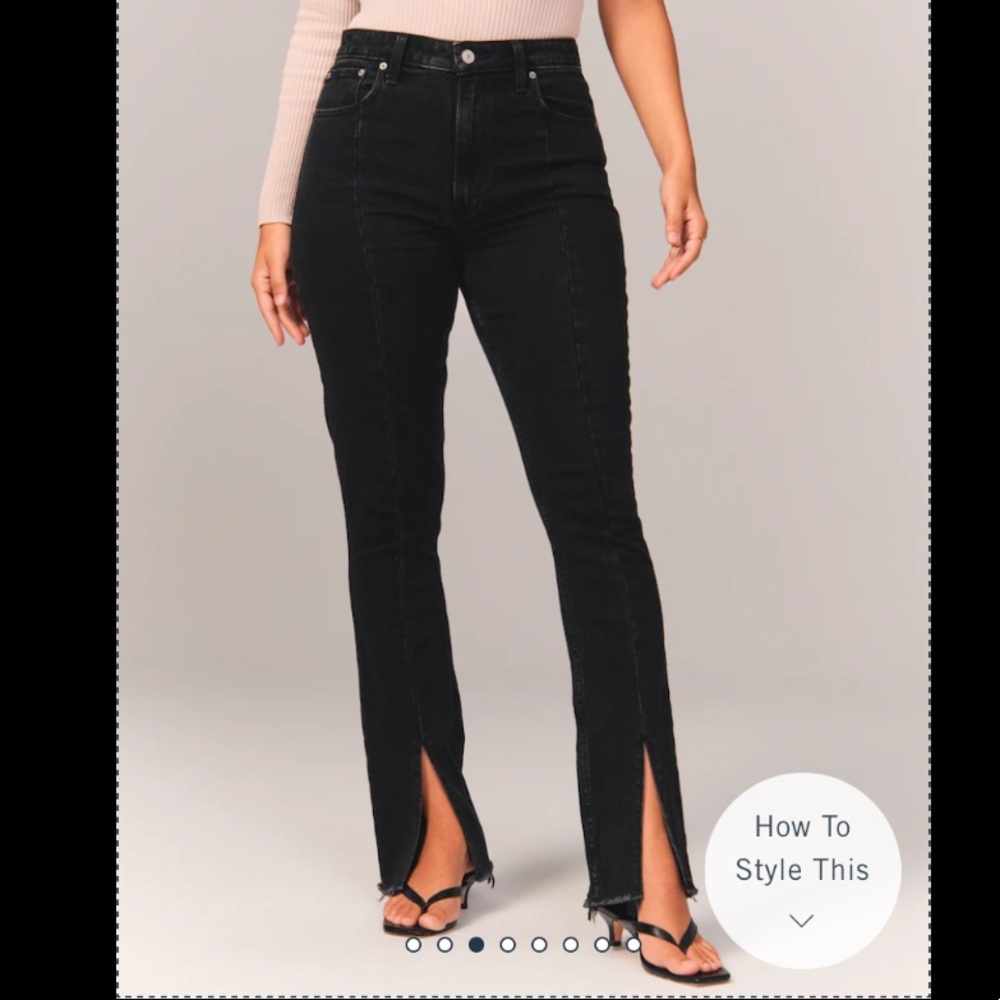 Abercrombie Curve Love High Rise Jean